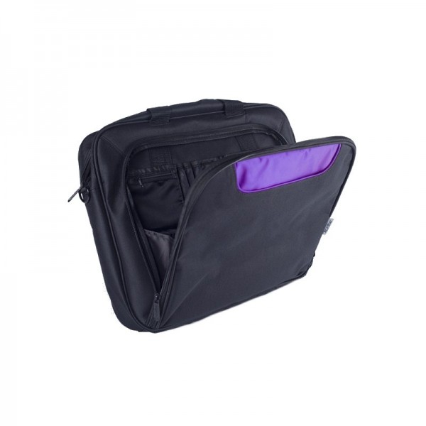 Approx! maletín portátil 15.6" negro/ púrpura